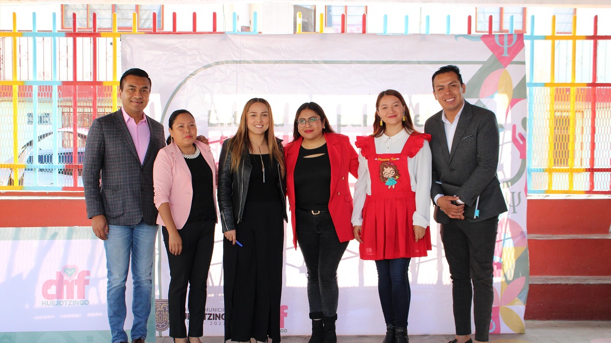 Sistema municipal DIF de Huejotzingo entrega reequipamiento para mejorar la educación infantil