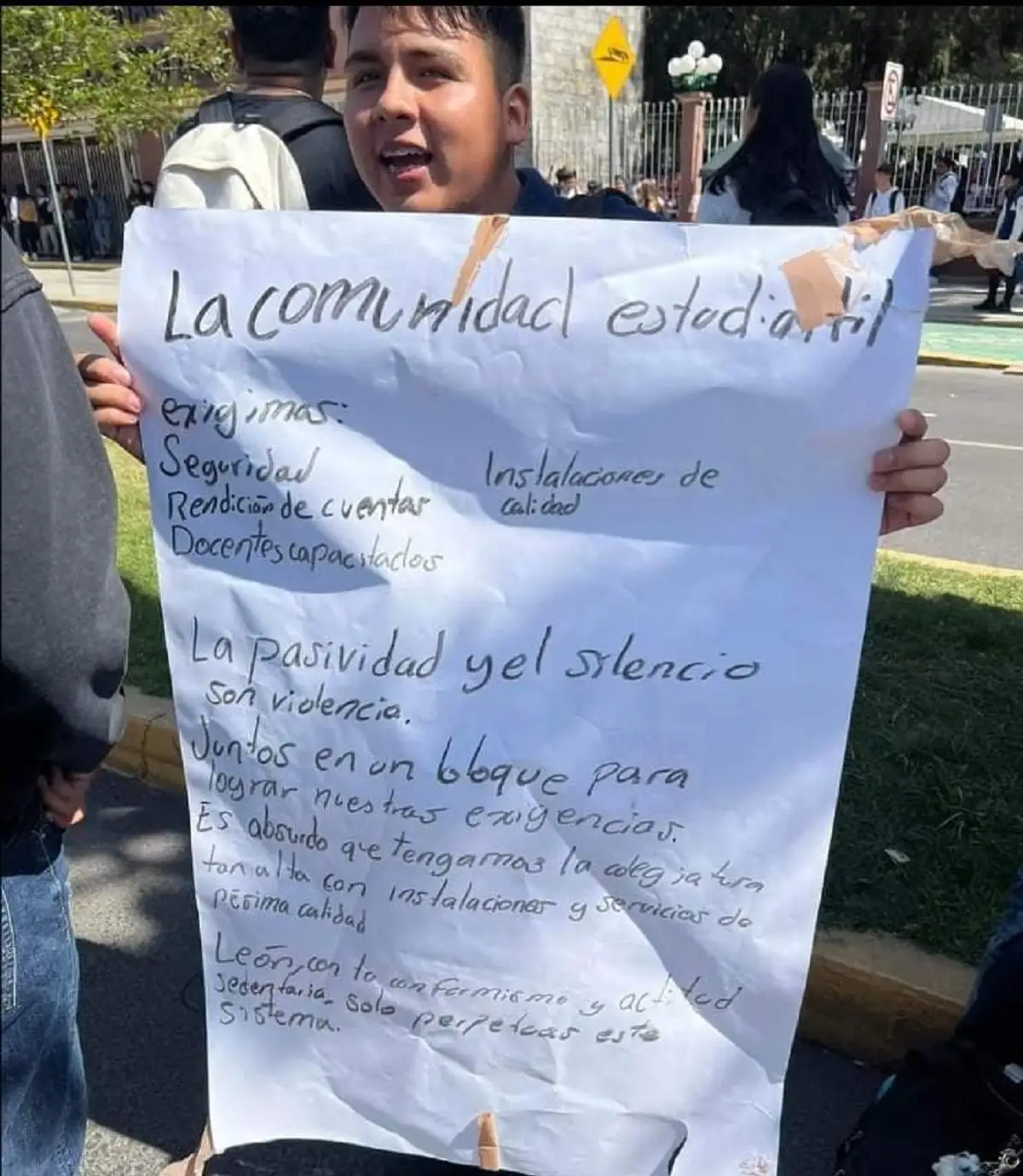 Universitarios de ITP exigen seguridad e instalaciones dignas
