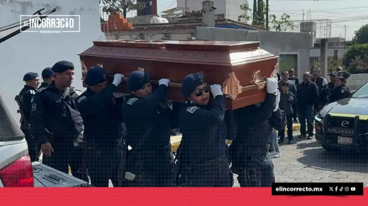 Atlixco de luto: rinden homenaje póstumo a dos policías municipales