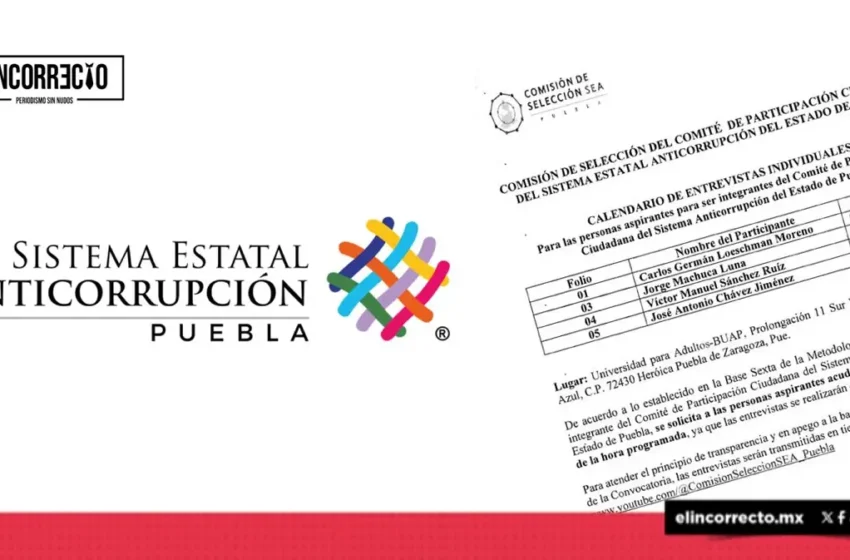  Esta es la lista de aspirantes al Comité de Participación Ciudadana del Sistema Anticorrupción