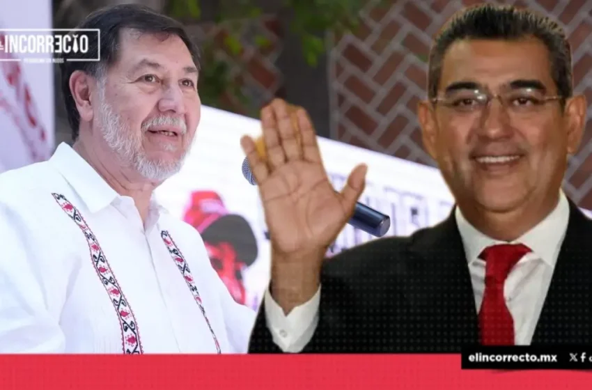  “Sergio Salomón ha sido un espléndido compañero y un gran gobernador”: Noroña en visita a Puebla