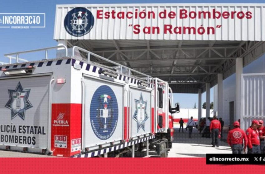  Inauguran estación de bomberos al sur de la capital poblana con una inversión de 41.9 mdp (+FOTOS)