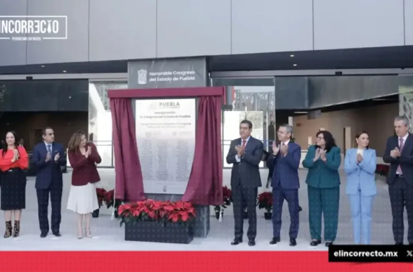  En inauguración del nuevo Congreso de Puebla, pide Sergio Salomón a futuras Legislaturas salvaguardar la historia 