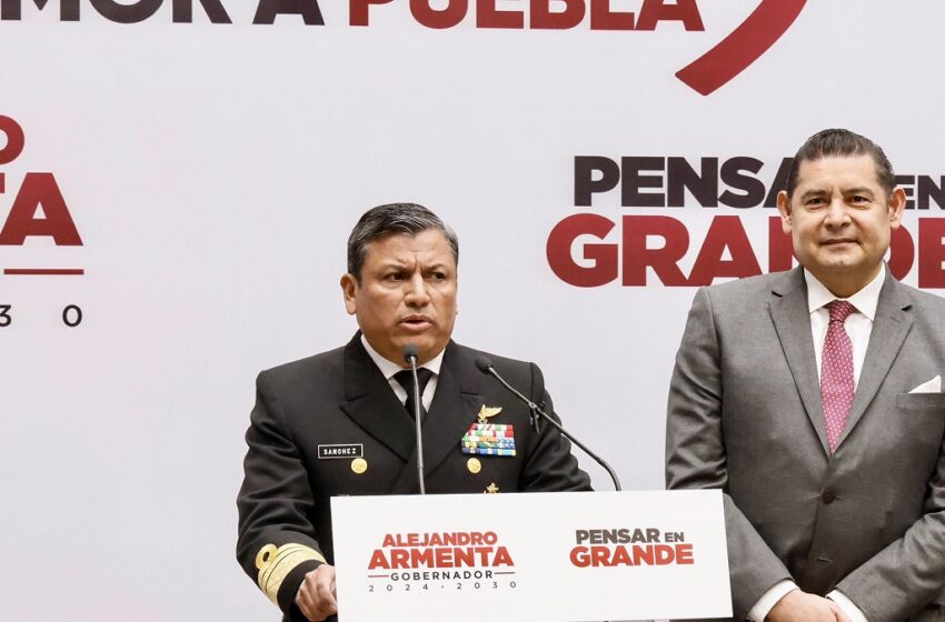  Alejandro Armenta anuncia Plan de Seguridad Regional