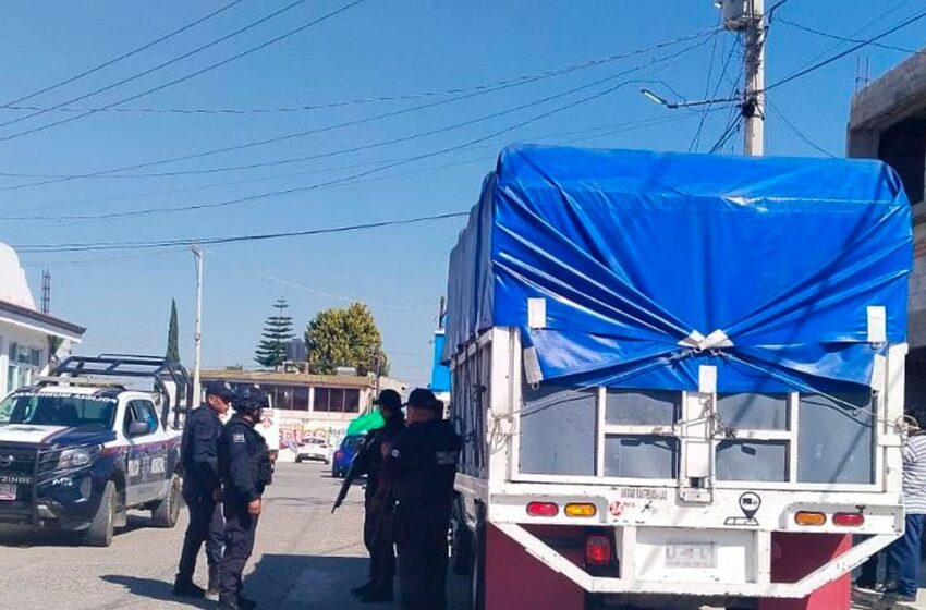  Con rapidez y eficacia, policía municipal de Huejotzingo frustra robo en San Mateo Capultitlán