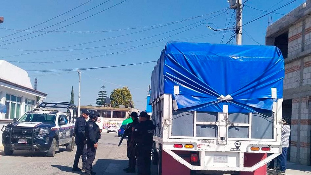 Con rapidez y eficacia, policía municipal de Huejotzingo frustra robo en San Mateo Capultitlán