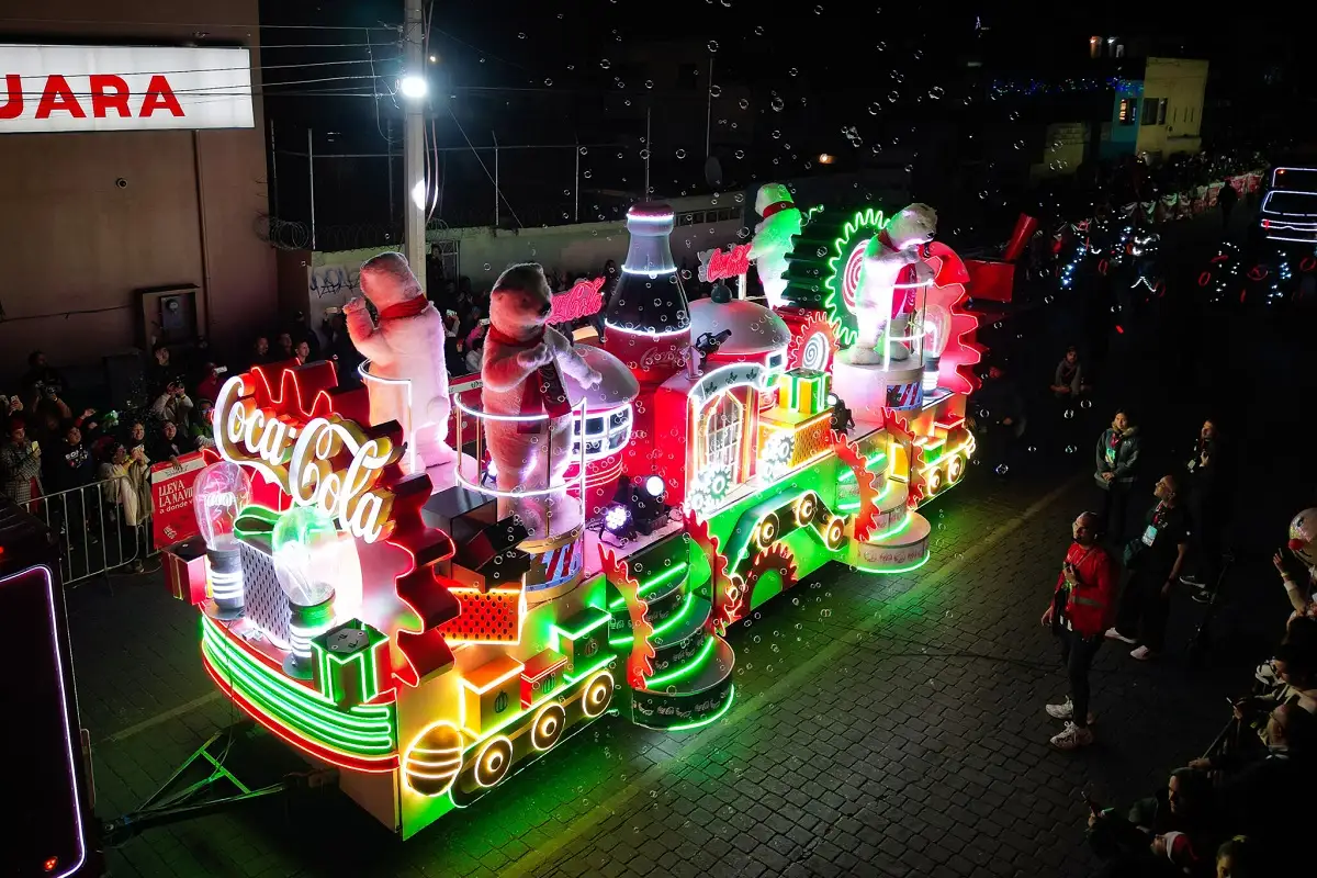 Llega la magia de la Caravana Coca-Cola a las calles de Puebla