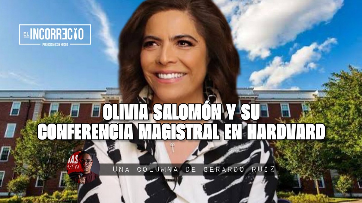 Olivia Salomón y su conferencia magistral en Harvard University
