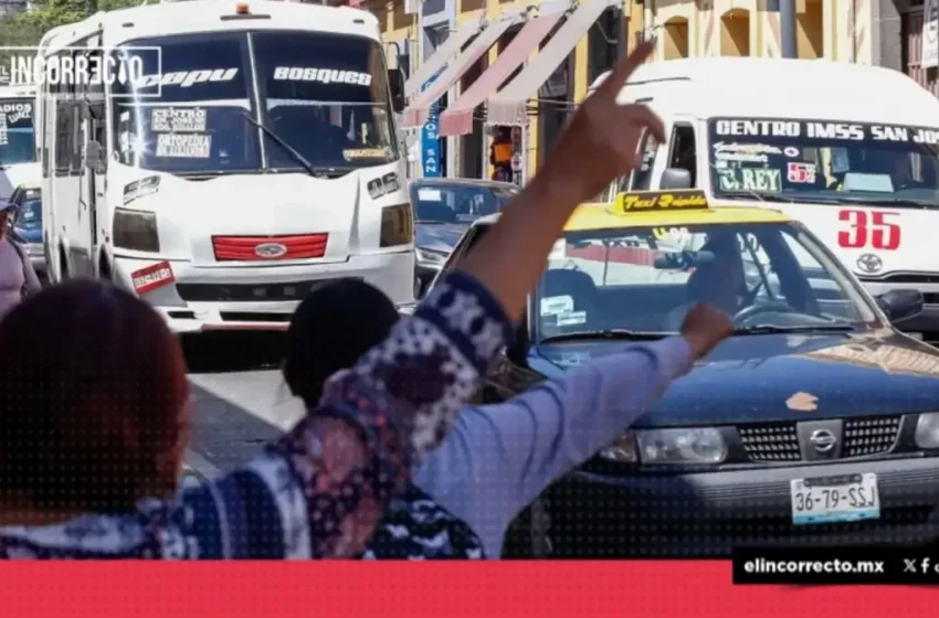  Transportistas amagan con paro de labores tras negarles incremento al pasaje