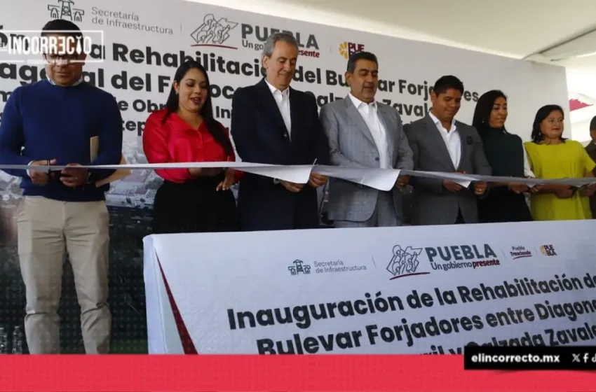  Rehabilitan Bulevar Forjadores con una inversión de 29.1 mdp