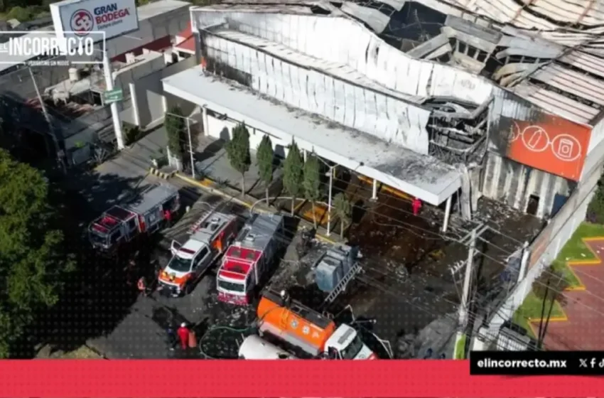  Indigente provocó el incendio en la Gran Bodega de Amalucan: SCC