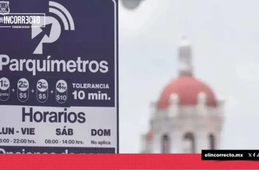 Parquímetros de Puebla serán financiados con multas en 2025