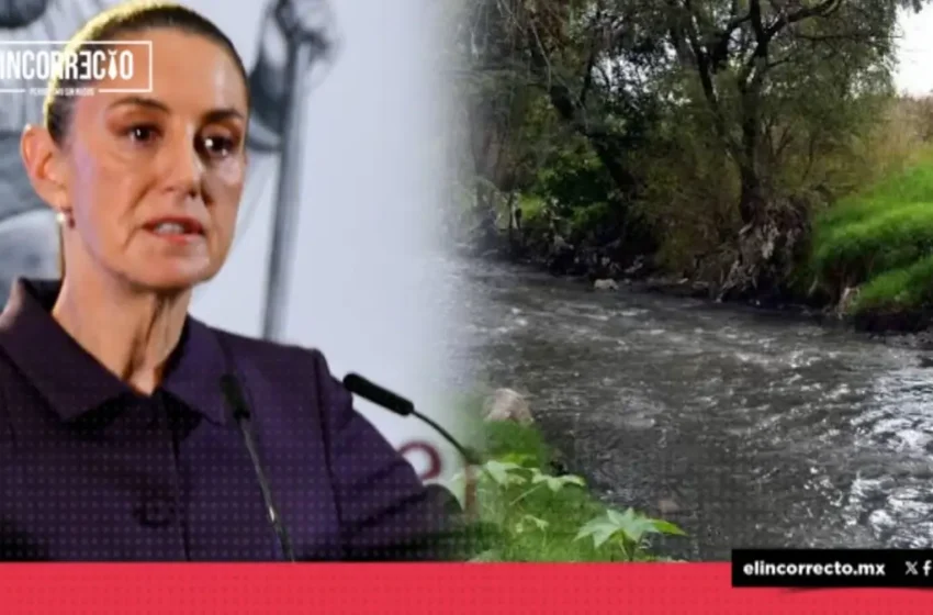  Claudia Sheinbaum advierte sanciones a empresas que contaminen el río Atoyac