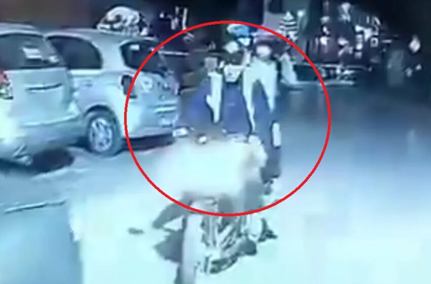  VIDEO: Así escaparon los tres motosicarios que asesinaron a jovencita de 17 años en Misiones de San Francisco