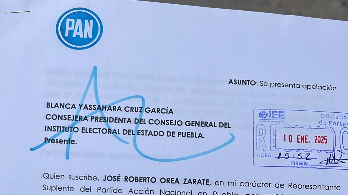 Acción nacional impugna acuerdo del consejo general del instituto electoral del estado para la elección extraordinaria.