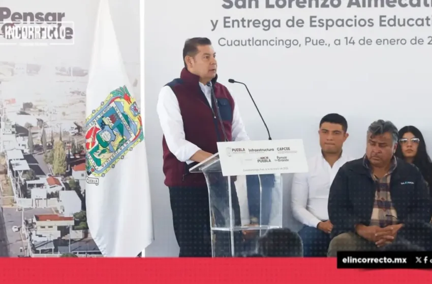  Armenta anuncia inversión de 120 millones de pesos en seguridad para Puebla