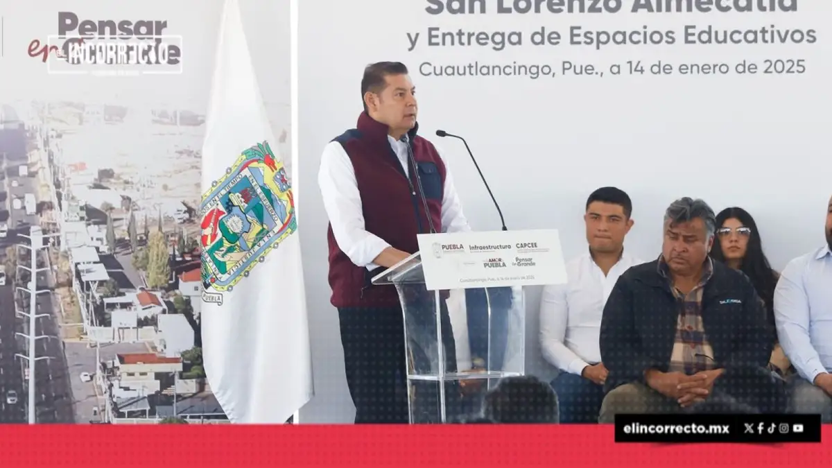 Armenta anuncia inversión de 120 millones de pesos en seguridad para Puebla