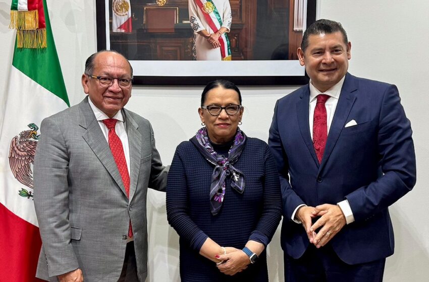  Armenta se reúne con secretaría de Gobernación para la construcción de Paz en Puebla 