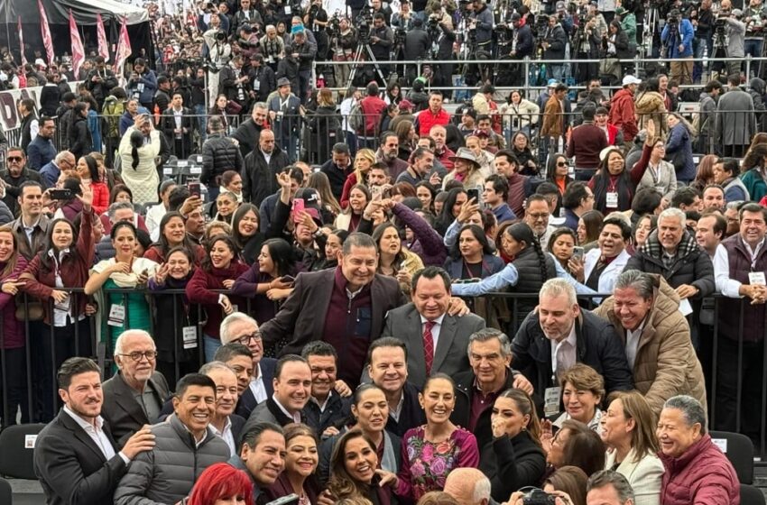  Con el respaldo del pueblo es posible trabajar por un México más justo y humanista: Armenta