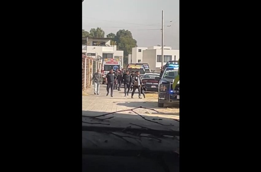  Enfrentamiento entre policías y delincuentes deja un herido en Cholula