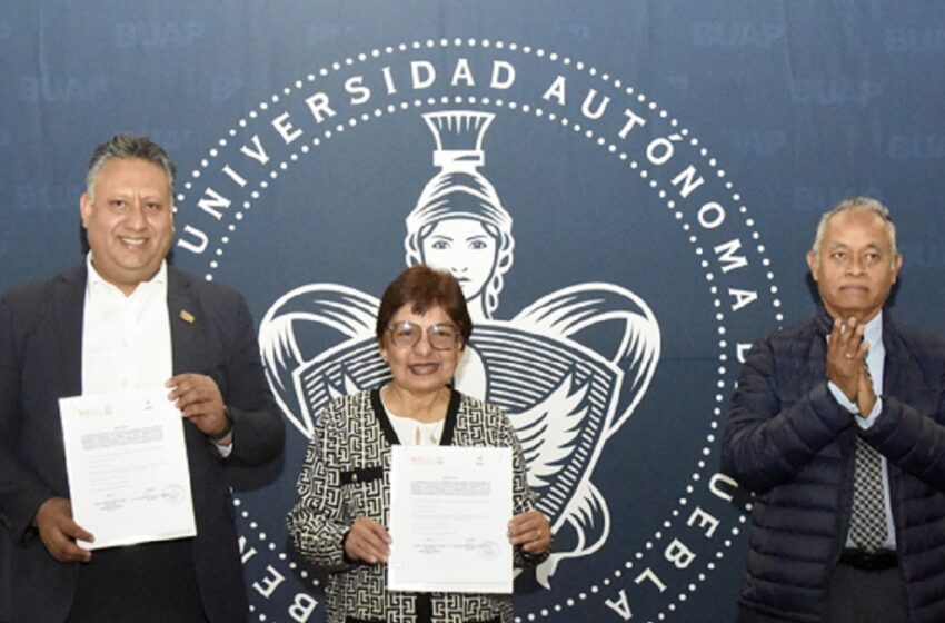  Firman BUAP y Sección 51 del SNTE convenio para impulsar una educación de calidad en el estado