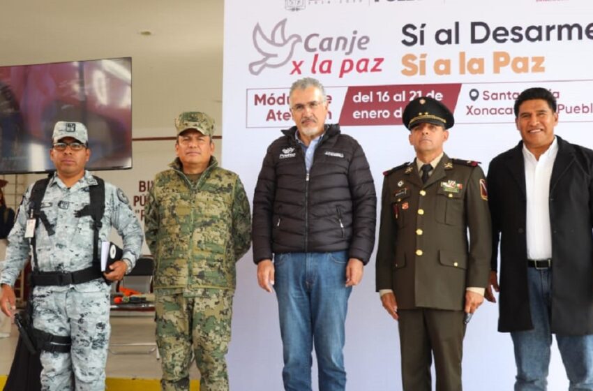  Inicia en Xonacatepec Campaña Nacional “Sí al desarme, sí a la paz”