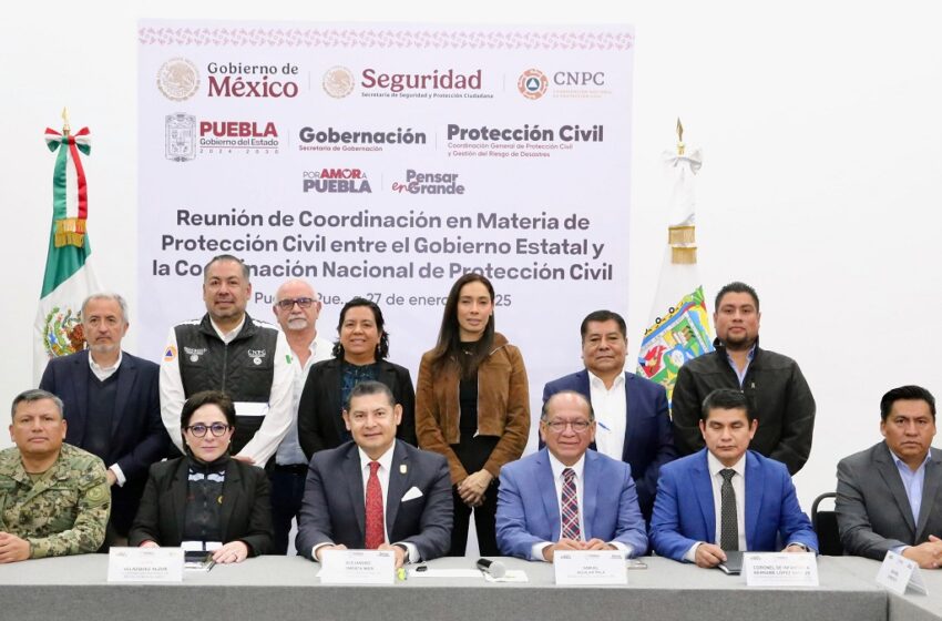  Por la seguridad y protección de las familias, Puebla alineada a la estrategia de la Presidenta Claudia Sheinbaum