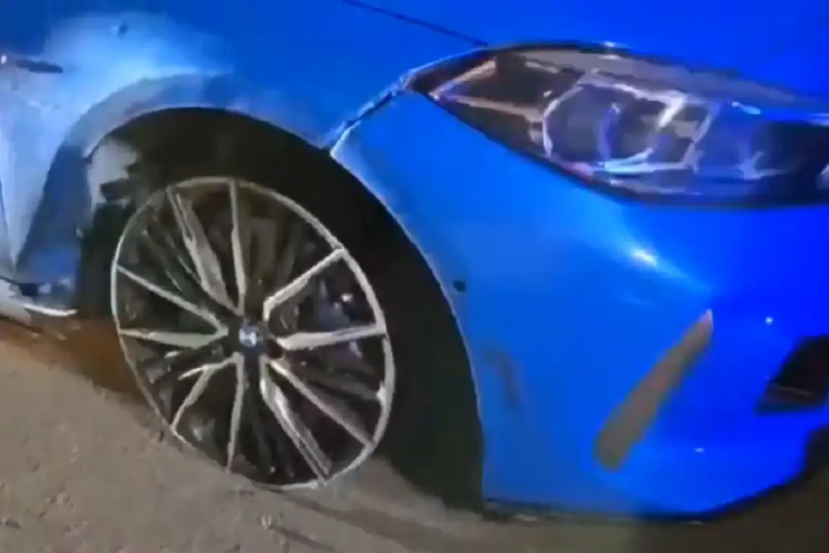 Poncha llantas atraca a cinco familias en la autopista Vía Atlixcáyotl