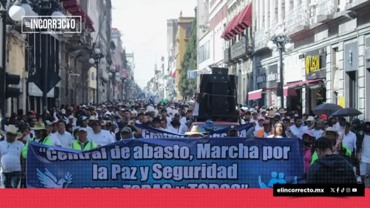 «Marcha por la Paz», comerciantes de la Central de Abasto exigen seguridad»