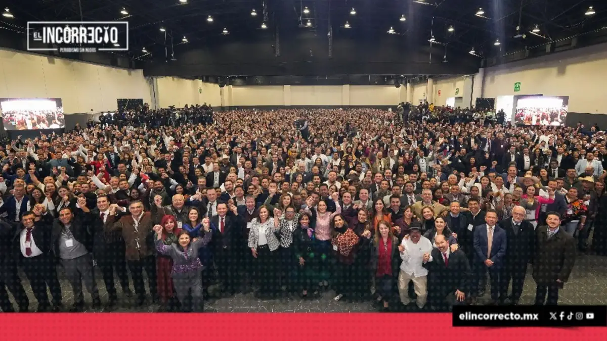 Acompañan Armenta y Pepe Chedraui a Claudia Sheinbaum al encuentro Nacional Municipal 2025