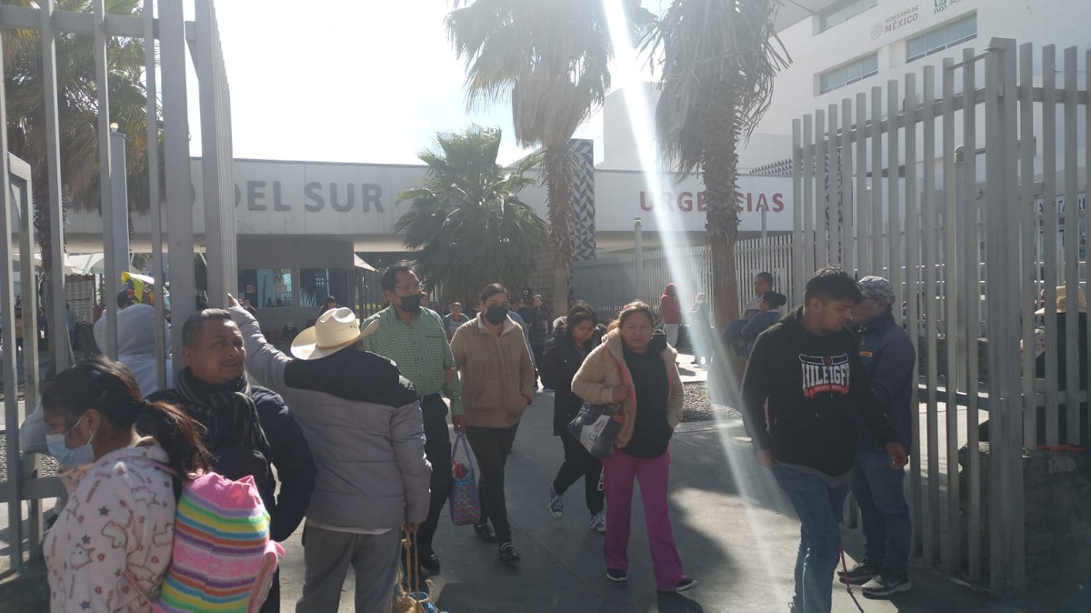 pacientes del Hospital del Sur denuncian desbasto