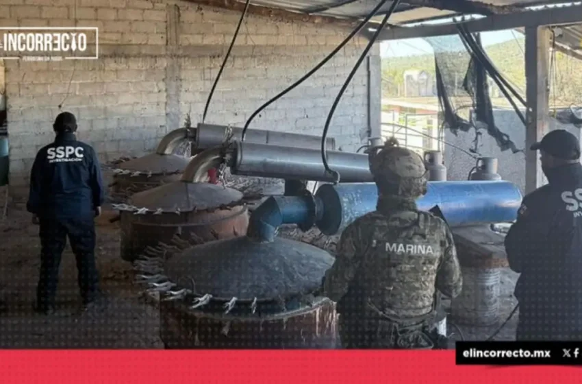  Desarticulan laboratorio de metanfetaminas del Cártel de Sinaloa en Puebla y Tlaxcala