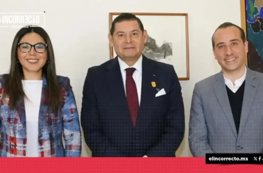  Armenta se reúne con Mario Riestra, dirigente del PAN Puebla