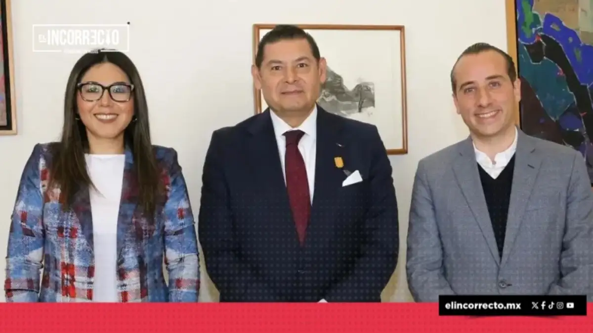 Armenta se reúne con Mario Riestra, dirigente del PAN Puebla