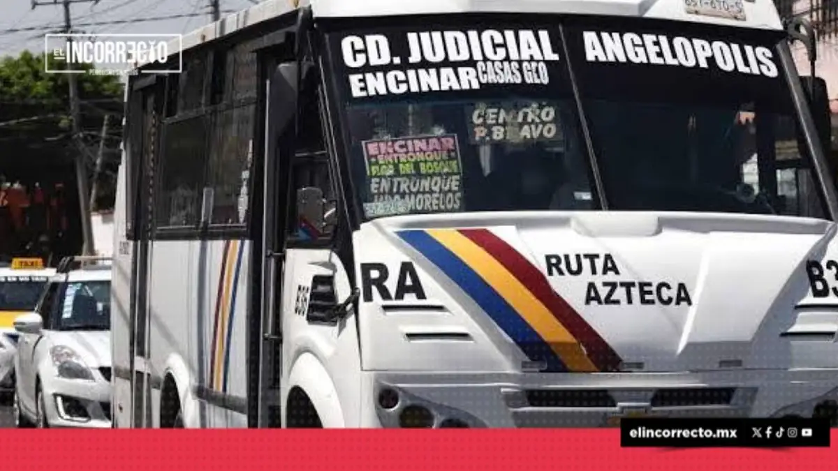 En análisis, la modificación del trayecto de la Ruta Azteca en Puebla