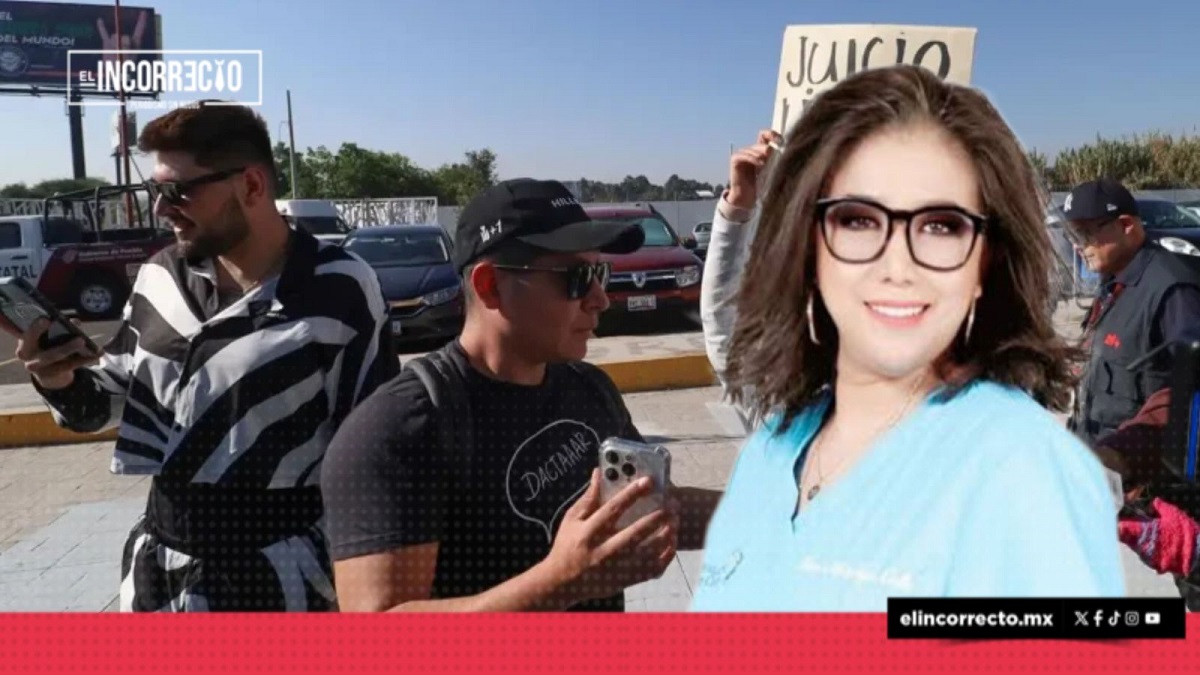 Te queremos en el bote! Gritan víctimas de Marilyn Cote afuera de su audiencia junto Mr. Doctor