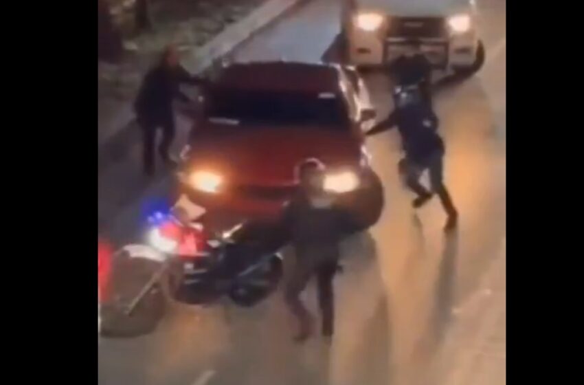  Una noche de caos en el Boulevard Hermanos Serdán: Policía atropellado en medio de balacera y persecución