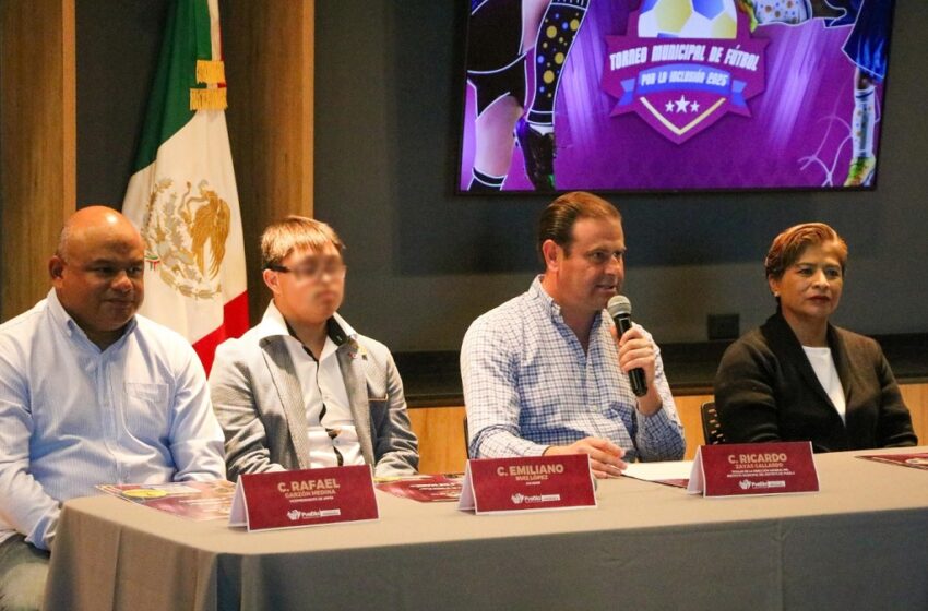  Anuncia el IMDP el Torneo Municipal de Fútbol por la Inclusión 2025 en Puebla