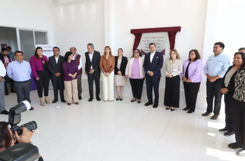  Armenta y Citlali Hernández inauguran primera Casa Carmen Serdán en Puebla capital