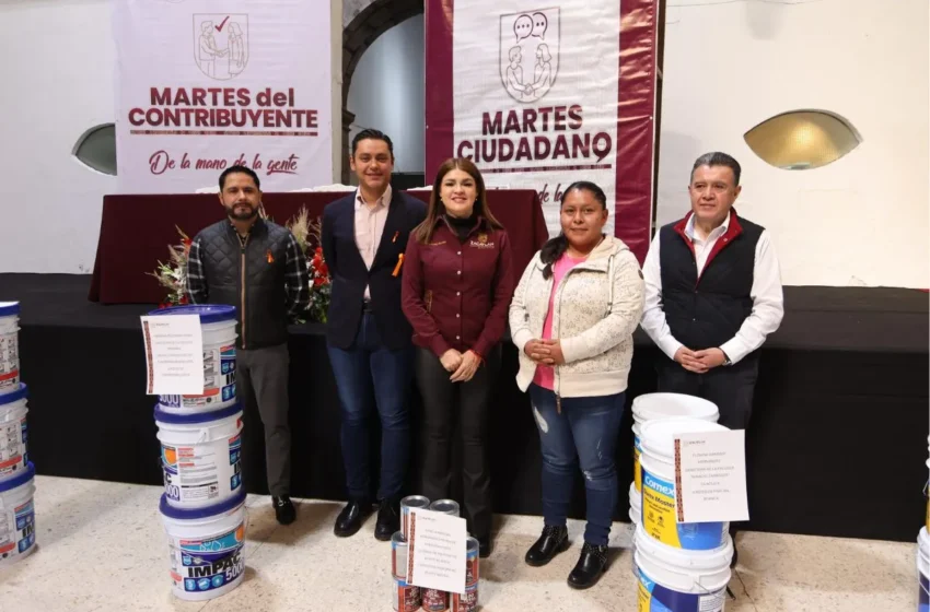  Bety Sánchez impulsa el bienestar de la población con apoyos para escuelas y comunidades