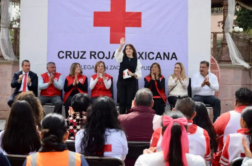  En Zacatlán inicia colecta de la Cruz Roja Mexicana Delegación Puebla: “seamos solidarios”, afirma Bety Sánchez