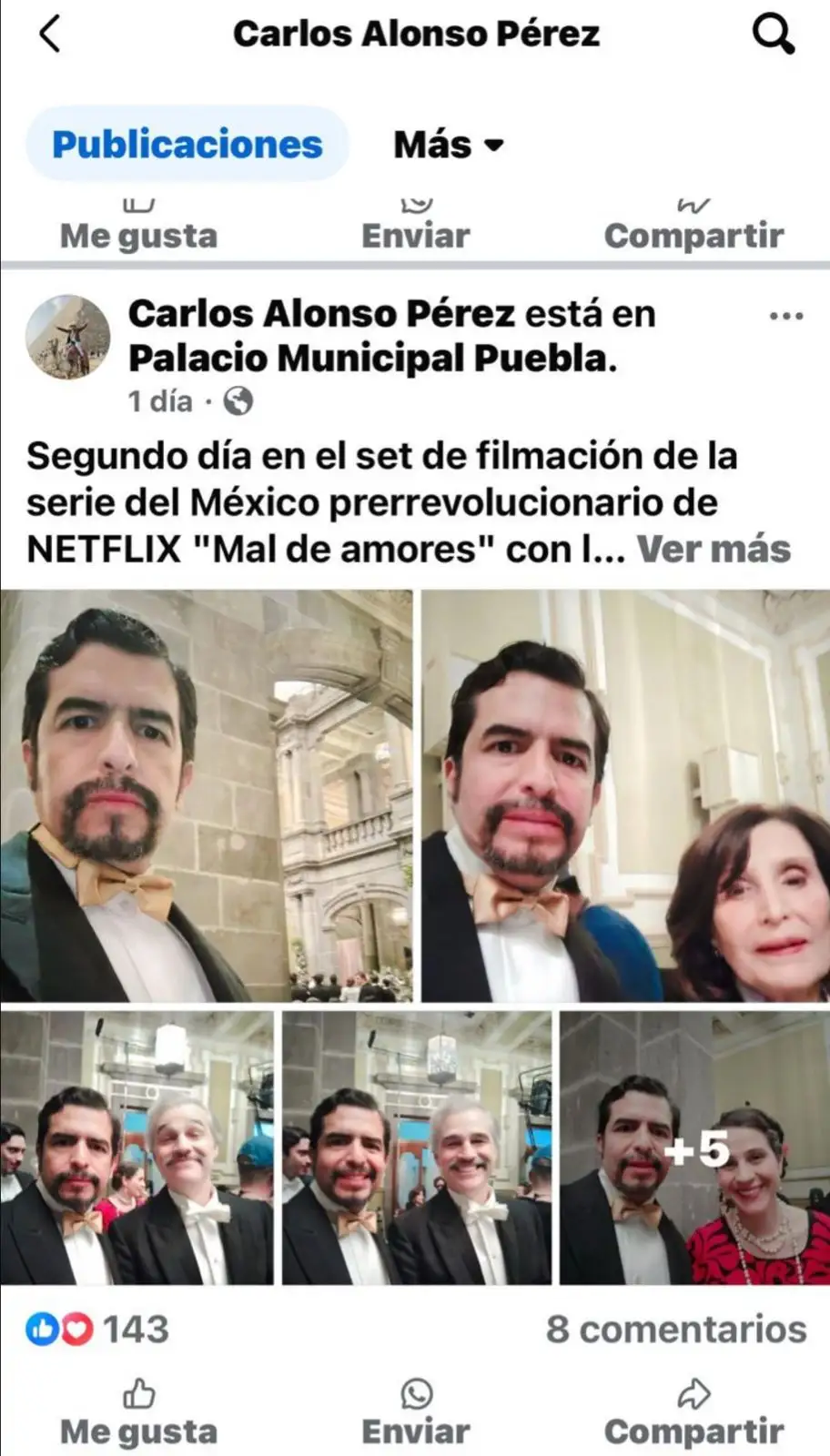 Filtran primeras imágenes de la serie de Netflix Mal de Amores grabada en Puebla