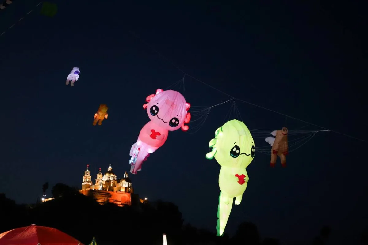 Inicia el Festival Volarte 2025 en San Andrés Cholula: Magia, alegría y tradición en el cielo