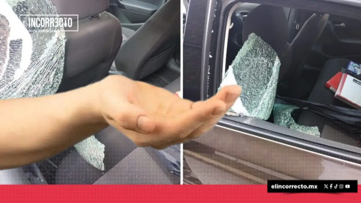 Franeleros rompen el cristal a un vehículo tras negarse a darles dinero