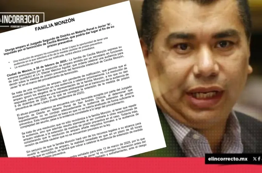  Javier López Zavala se ampara antes de juicio por feminicidio de Cecilia Monzón