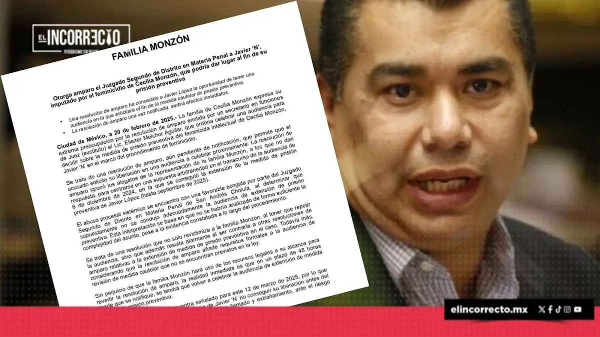 Javier López Zavala se ampara antes de juicio por feminicidio de Cecilia Monzón