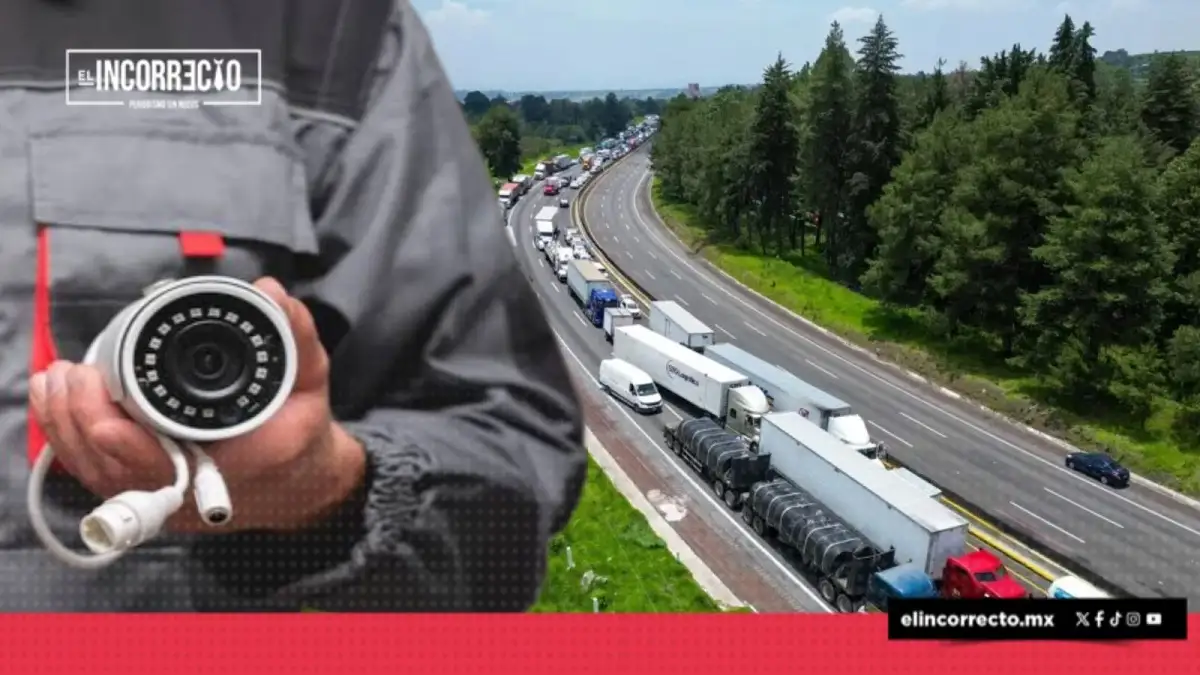 Refuerzan vigilancia en la autopista México-Puebla con 200 cámaras de seguridad