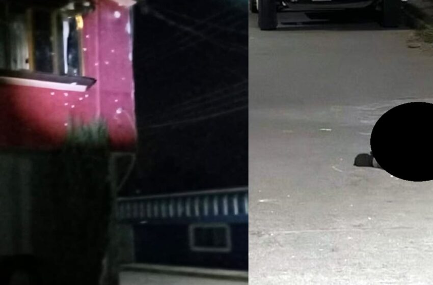  Terror en San Francisco Tlaloc: comando armado irrumpe en una casa y ejecuta a un hombre en la calle