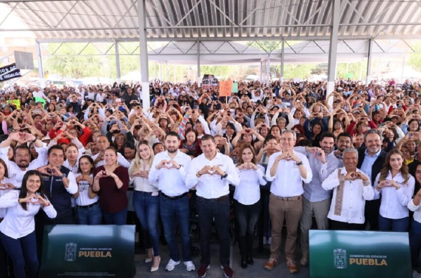  100 Días de cumplir compromisos, con inversión y justicia para las familias de Puebla