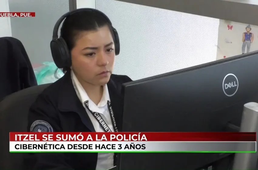 Agente de la policía cibernética en Puebla; lucha todos los días por las mujeres